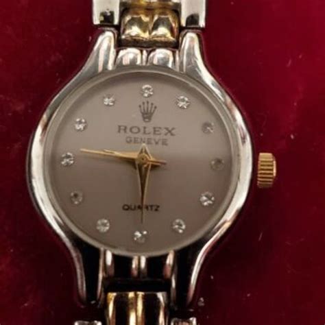 silver womens rolex quartz watch|rolex quartz vintage.